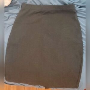 NWOT Mary Crafts Charcoal Gray Pencil Skirt Size Large